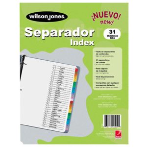 separador wilson jones 31 divisiones economico