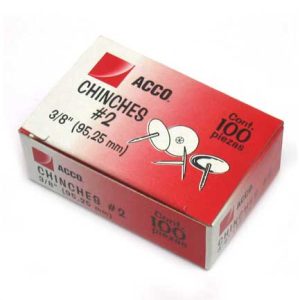 chinches acco no.2 c/100