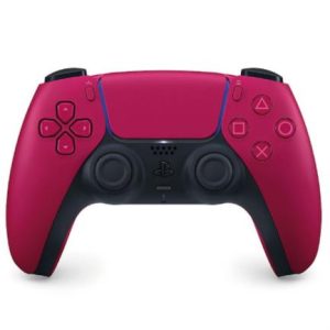 control inalámbrico dualsense playstation 5 con gatillos adaptativos y diseño ergonómico rojo cósmico
