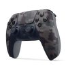 control inalámbrico dualsense playstation 5 con gatillos adaptativos y diseño ergonómico gris camuflaje