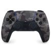 control inalámbrico dualsense playstation 5 con gatillos adaptativos y diseño ergonómico gris camuflaje