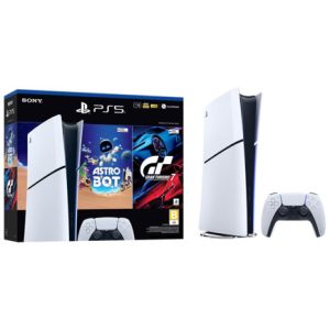 paquete playstation 5 digital con astro bot y gran turismo 7