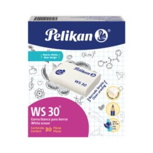 borrador pelikan ws 30 lapiz blanco c/30