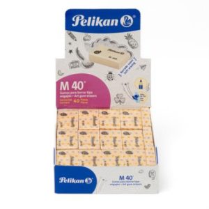 goma pelikan de migajón m 40 caja c/40 pzas