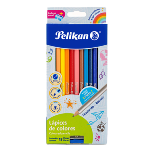 colores pelikan largos redondos 4mm c/12 pzas
