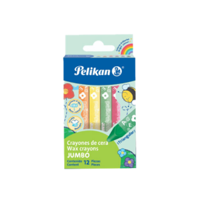 crayones pelikan jumbo triangular c/12 pzas