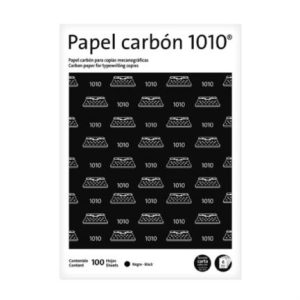 papel carbon pelikan carta 1010 negro c/100 hojas