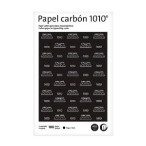 papel carbon pelikan oficio 1010 color negro c/100 hojas