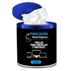 toallas antiestática prolicom towel express c/100 pzas