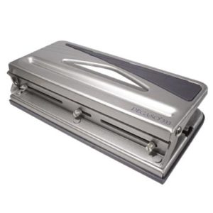 perforadora pegaso 333 triple ajustable p/30 hojas color gris