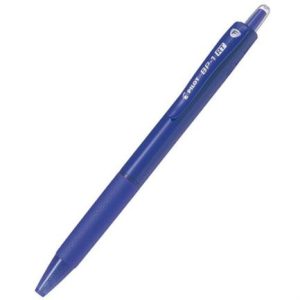 bolígrafo pilot bp 1 rt fino retráctil color azul c/12 pzas