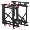 soporte peerless universal abatible para videowall pantallas de 46" 60" liberacion por presion