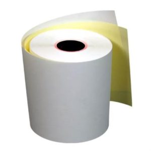 papel pcm autocopia rollo 57x60 blanco amarillo c/100 pzas