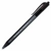 bolígrafo papermate kilométrico retráctil punto fino 0.7mm color negro caja c/12 pzas