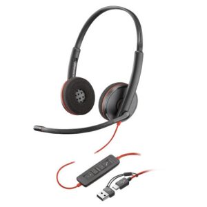 auriculares poly bw 3220 usb c hs usb c/a (bulk)