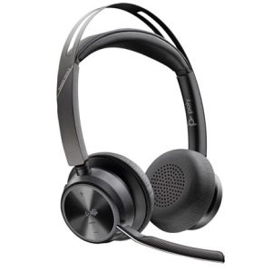 auriculares poly voyager focus 2 microsoft teams certified with charge stand headset