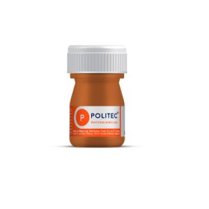 pintura acrilica politec terracota 20ml no 340 caja c/12 piezas