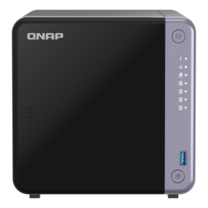unidad nas qnap ts 432x 4g us de 4 bahías 4 gb ddr4 ram sin disco