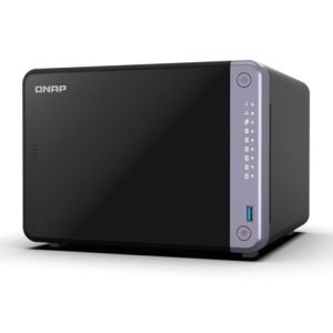 unidad nas qnap cpu arm alpine al524 quad core 2.0ghz 4gb ram rj45 10gbe 6 bahias 3.5" linux sin discos