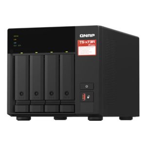 unidad nas qnap cpu ryzen v1500b quad core 2.2ghz 8gb ram rj45 10gbe 4 bahias 3.5 hasta 24tb linux sin discos