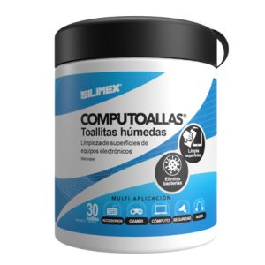 toallas húmedas silimex limpiadoras computoallas c/30pz