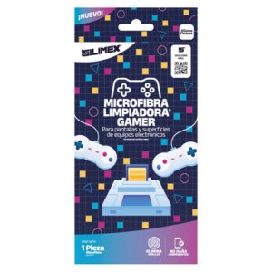 paño de microfibra gamer silimex 30x30 limpieza de equipos electrónicos 1 pza