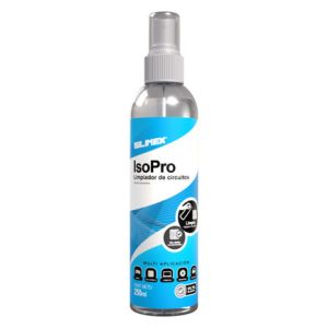 limpiador de circuitos alcohol isopropílico silimex al 99.7% iso pro 250ml en atomizador