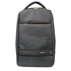 mochila swissmobility backpack para laptop de hasta 17" xl 117 gris
