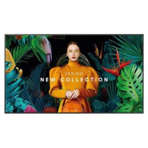 pantalla samsung 43" smart signage lfd monitor edge led blu uhd resolución 3840x2160 panel va hdmi/usb/rj45/dp