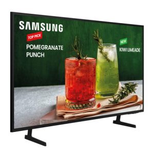 pantalla samsung 98" bed h led crystal 4k uhd resolución 3840x2160 smart tv admon contenido 16/7 3y