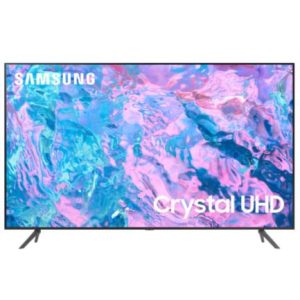 televisor samsung 75" cu7000 crystal smart tv uhd 4k resolución 3840x2160