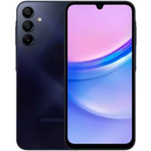 smartphone samsung galaxy a15 6.5"octacore 128gb/4gb cámara 50mp+5mp+2mp/13mp android 14 color azul oscuro