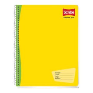 cuaderno scribe profesional escolar raya 100 hojas