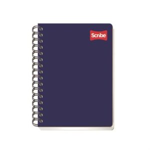 cuaderno scribe forma francesa espiral doble cuadro chico (c5) c/100 hojas