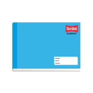 cuaderno italiano cosido scribe clasico doble raya 100 hojas