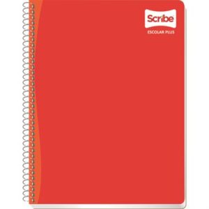 cuaderno profesional scribe escolar c7 cuadro grande espiral doble 200 hojas