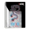 cuaderno profesional scribe inblack raya espiral doble 100 hojas
