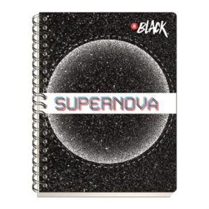 cuaderno profesional scribe inblack raya espiral doble 200 hojas