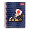 cuaderno profesional scribe mario bros raya espiral doble 100 hojas