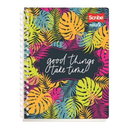 cuaderno profesional scribe natural raya espiral doble 200 hojas cuaderno profesional scribe natural raya espiral doble 200 hojas