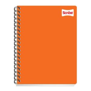 cuaderno profesional scribe clasico raya espiral doble 200 hojas