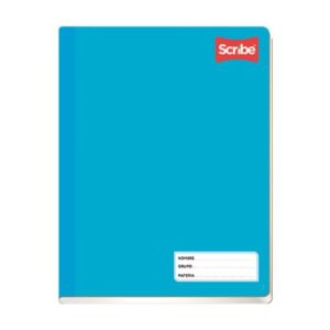 cuaderno cosido colegial scribe clásico raya 100 hojas