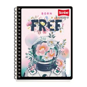 cuaderno scribe espiral doble profesional serie iii d raya 100 hojas