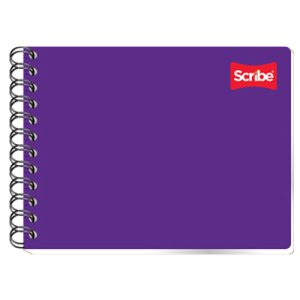 cuaderno scribe italiano clasico blanco 100 hjs doble espiral