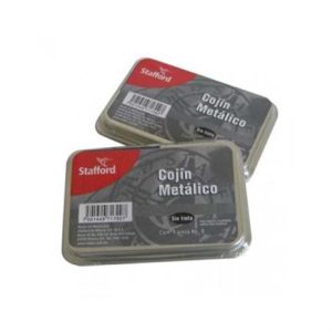 cojin p/sellos stafford #2 metalico s/tinta 15.5x8 cms