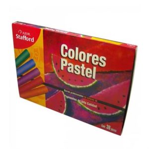 colores stafford pastel en seco estuche c/36