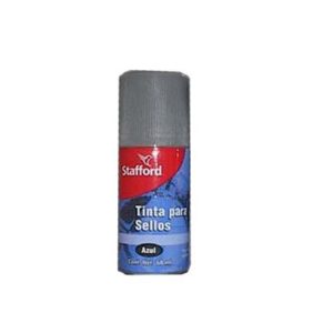 tinta p/sellos stafford roll on azul 60ml