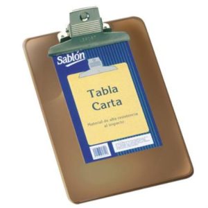 tabla sablón 2316hu plástica tamaño carta humo