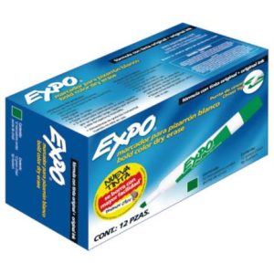 marcador sanford expo 83004 verde cincel pizarron blanco