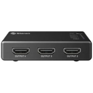 divisor steren hdmi de 4 puertos con booster uhd 4k